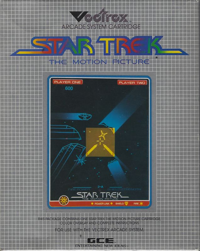 Star Trek: The Motion Picture box art for Vectrex